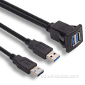 USB-3.0 Adaptador de cable de extensión masculino a femenino